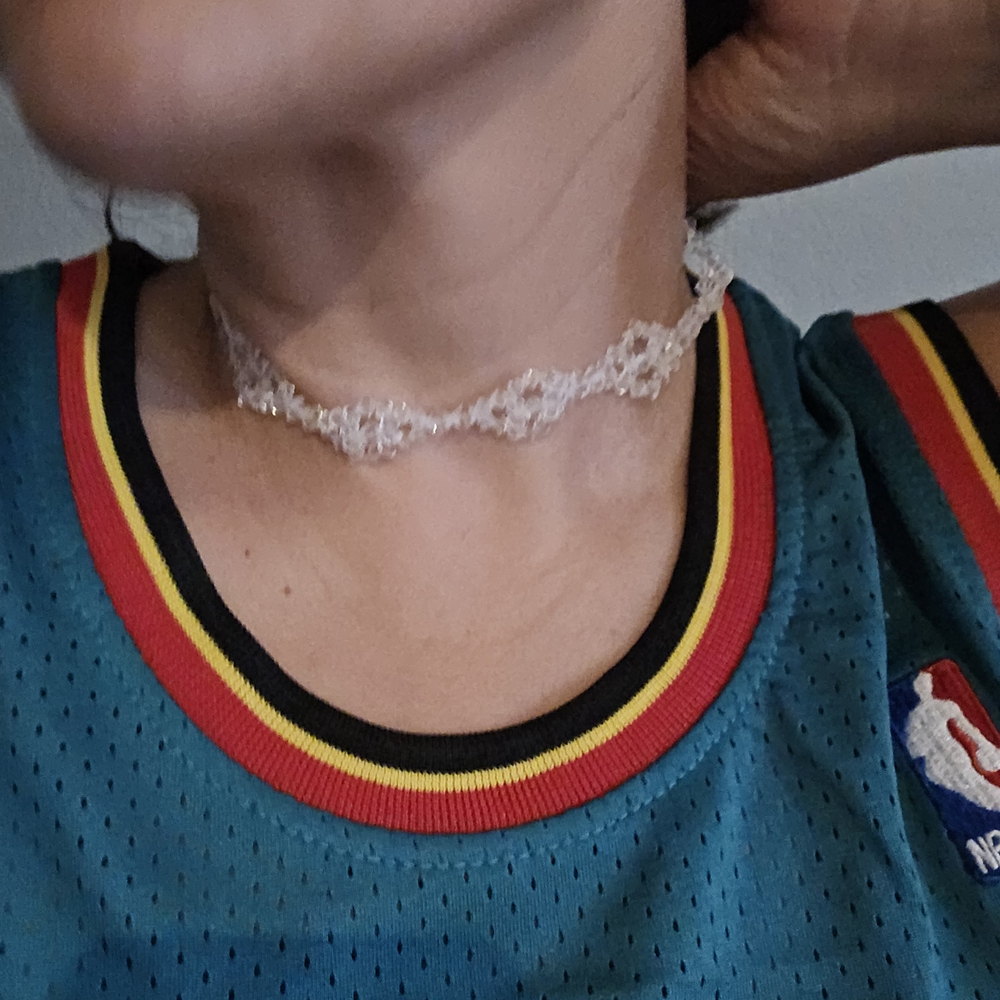Elegant Crystal Choker Necklace